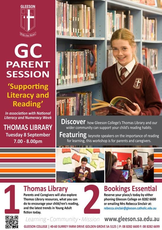 GC Parent Session: 'Supporting Literacy and Reading'